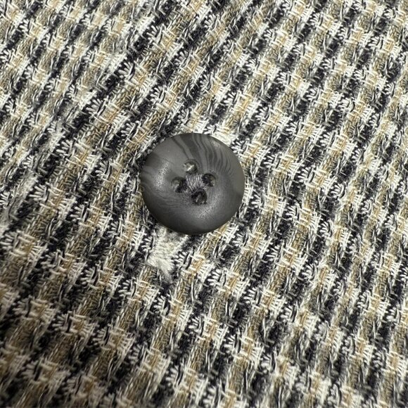 Avanlata Harry Rosen Dress Shirt Textured Cotton Viscose Long Sleeve XL - Picture 4 of 7